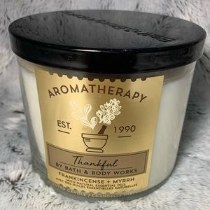 Thankful Aromatherapy 3-Wick Candle from Bath & Body Works (2019) BBW